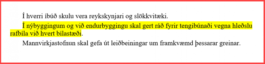 Reglugerð um hleðslubúnað