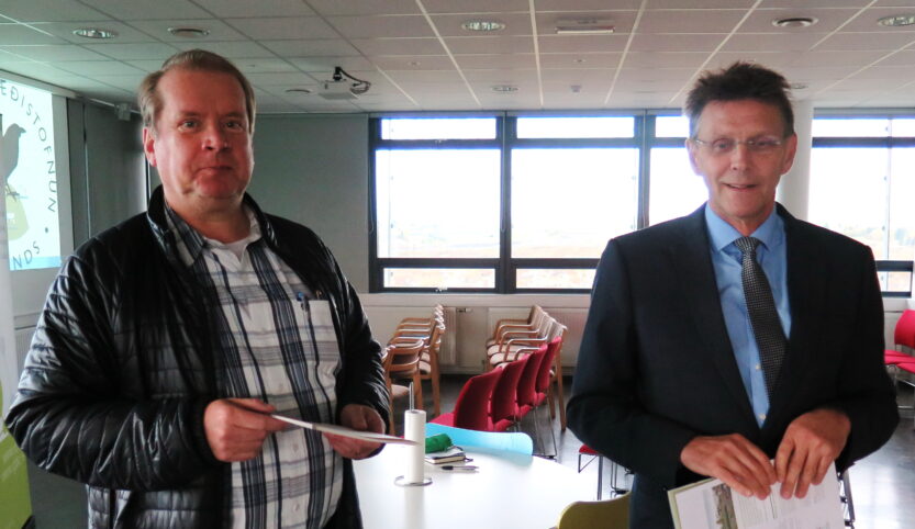 Jón Pálmi og Gunnar á fundi Vistbyggðarráðs